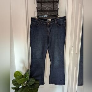 EUC Levi Strauss Jeans - 16M Dark Wash Low Rise Boot Cut